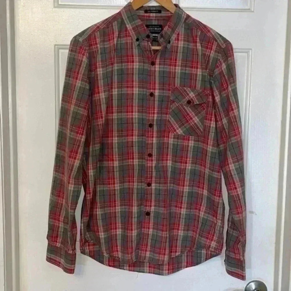 Lucky Brand plaid button up - Picture 1 of 10